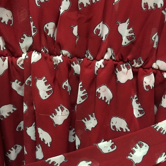 ModCloth a-line dress in elephants - Picture 6 of 8